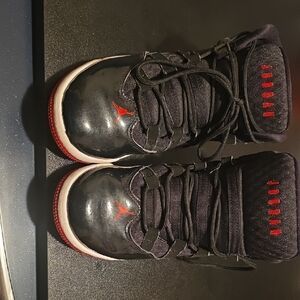 Jordan Kids Shoes Black and Red